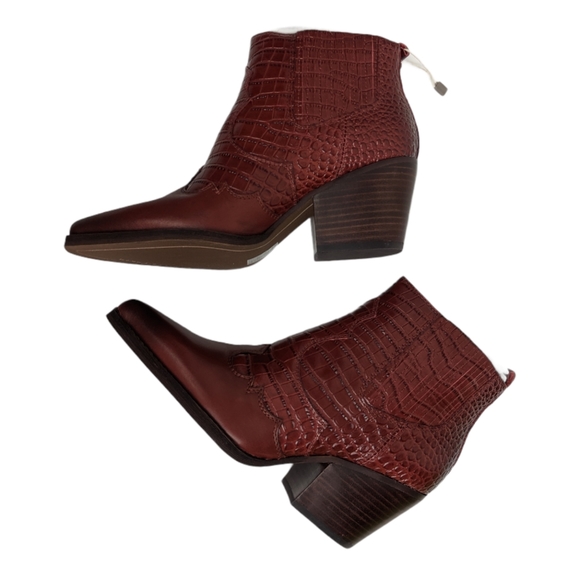 Anthropologie Sam Edelman Crock Leather Ankle Boots - Picture 5 of 6